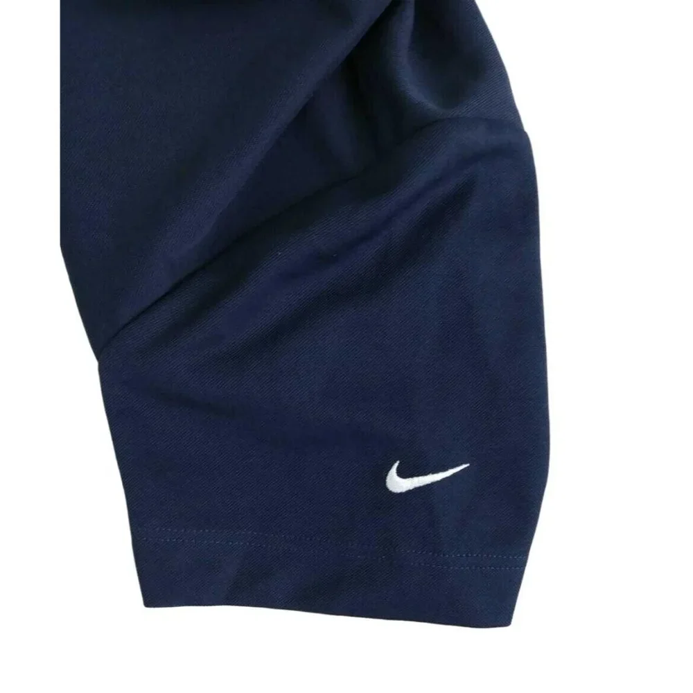 Nike Dri Fit Women Golf Shirt V Neck Collar Small Roche Blue Embroidered New - Picture 4 of 11
